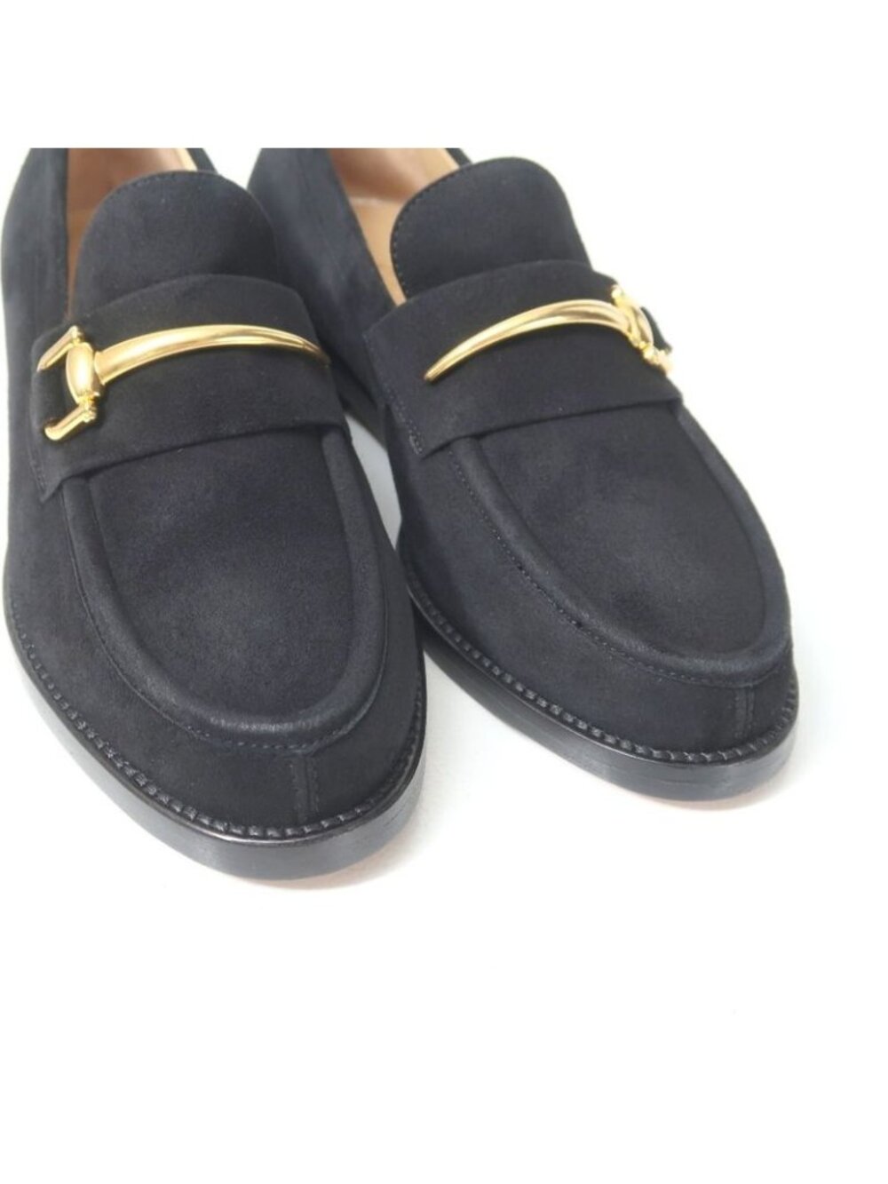 Gucci Loafers Size 4 1 2 B Horsebit Suede Leather Shoes - Picture 5 of 8